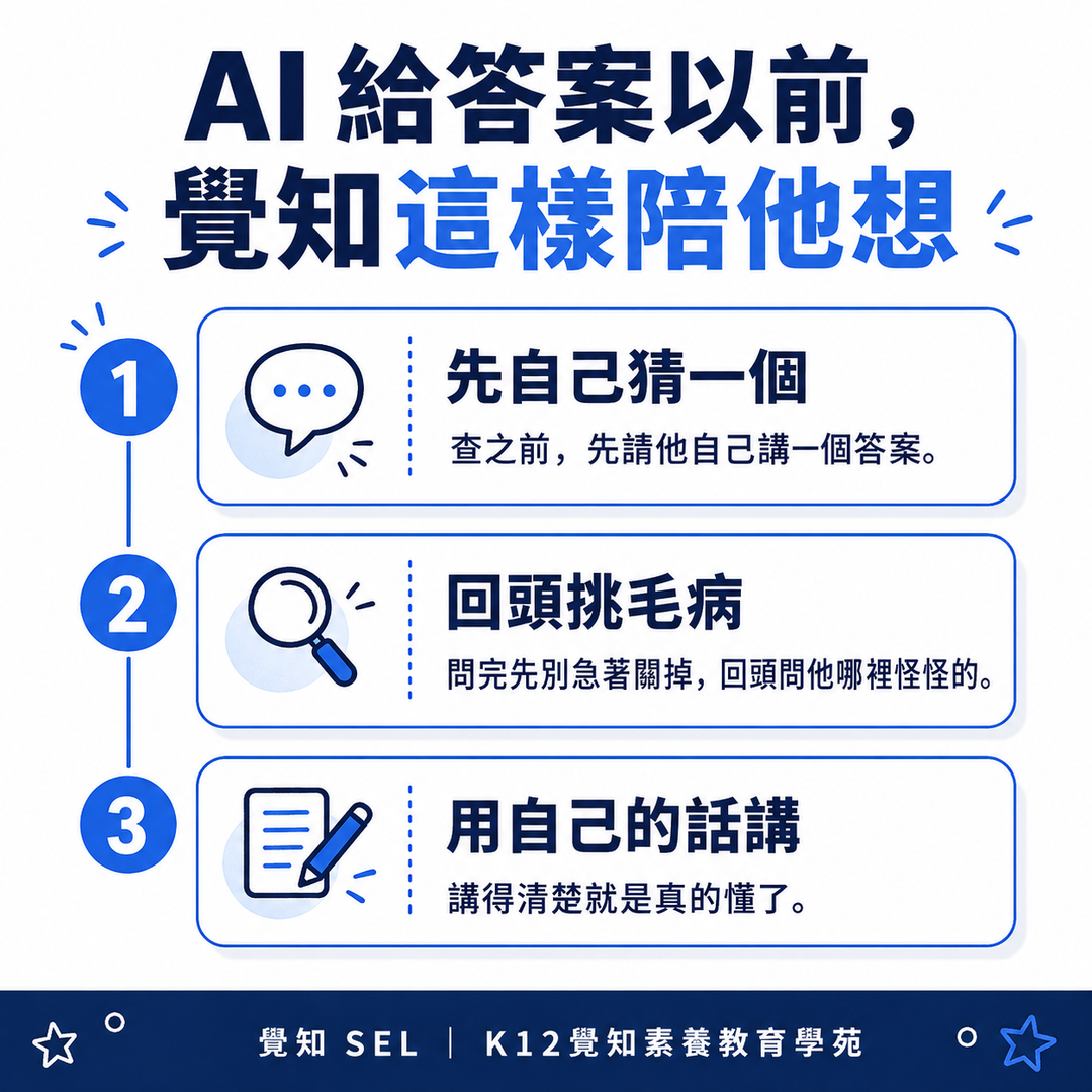 AI 給答案以前，覺知這樣陪他想