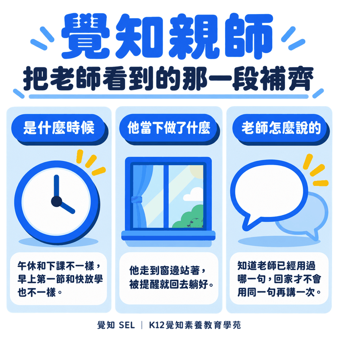 覺知親師：把老師看到的那一段補齊